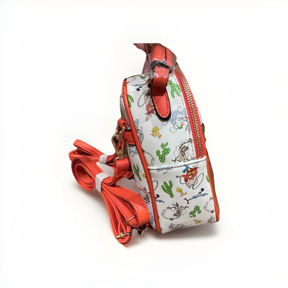 Looney Tunes x Unique Vintage Mini Fringe Backpack Limited Edition - Picture 3 of 10